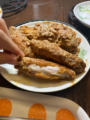 【鸡翅新吃法】咸蛋黄焗鸡翅