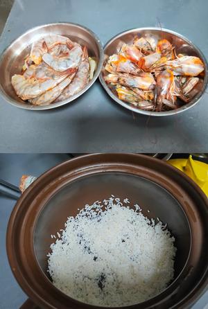 咸蛋鲜虾粥