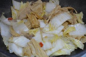白菜腐竹煲