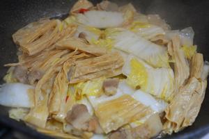 白菜腐竹煲