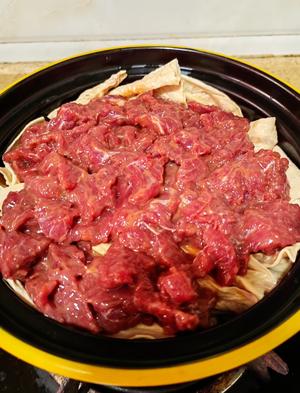 强强联手的腐竹焖牛肉