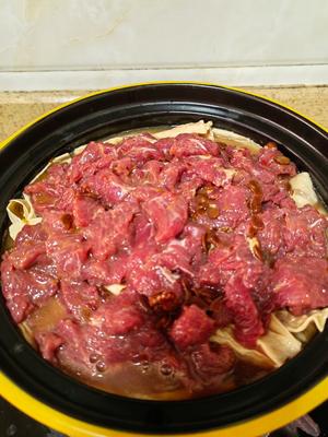 强强联手的腐竹焖牛肉