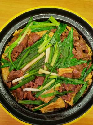 强强联手的腐竹焖牛肉