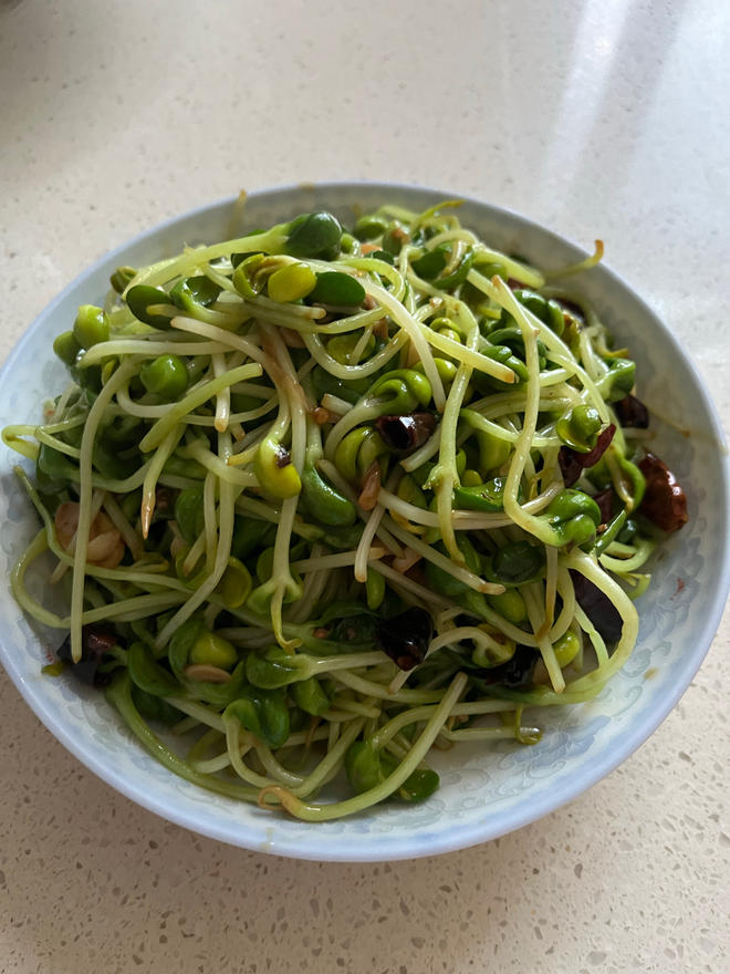 不一样的清炒豆苗