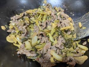 酸菜炒牛肉（猪肉）